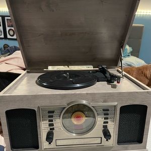 Crowley Record Player and Bluetooth entertainment center
